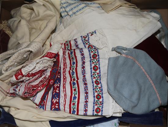 A collection of 1940s/50s toddlers clothing